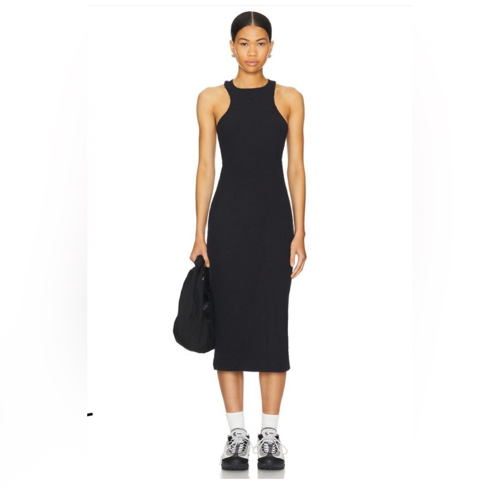 Rib chill midi dress